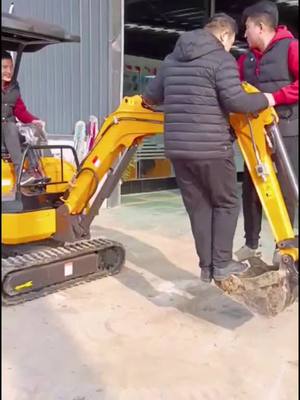 A post by @carmodel764 on TikTok caption: Small excavator, very cheap😎😎😎#foryou #funny