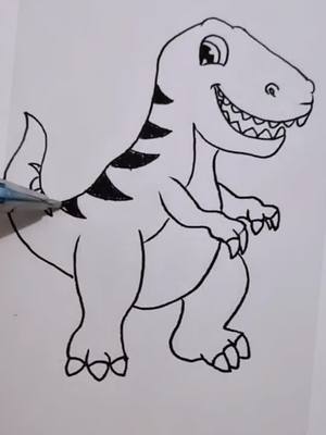 A post by @stickfigurebaby on TikTok caption: Dinosaur #paint #stickfigure #forpage #foryou #fyp #tiktok