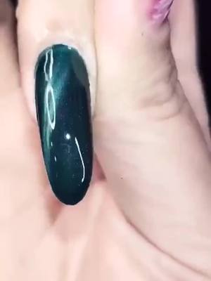 A post by @hairstyle255 on TikTok caption: Black?green?👀👀#fyp #beauty #what #like #manicure #nails #nailart #nailtutorial #nice