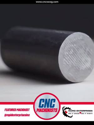 A post by @cncmachinists on TikTok caption: Video from @rapidenterprisesinc (Instagram) #cnc #lathe #cncmachinist #machinist #machineshop #technology #fyp #foryoupage #machinetool