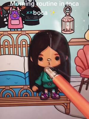 A post by @toca.boca.dream45 on TikTok caption: Morning routine in Toca boca ✨#fyp #tocaboca #viral