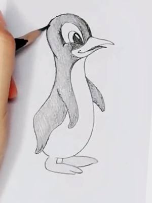 A post by @stickfigurebaby on TikTok caption: Penguin#stickfigure #paint #forpage #foryou #fyp #tiktok #drawing