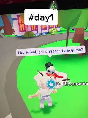 A post by @ioana.roblox on TikTok caption: #fyp #adoptme #snowman @playadoptme