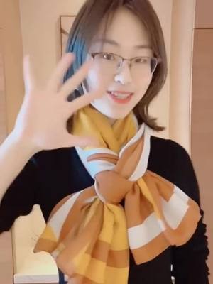 A post by @congscarf on TikTok caption: #Pretty #Silkscarftie #SilkScarf #Scarftie #scarf