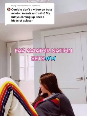 A post by @wheretoshoppreppy on TikTok caption: Reply to @audennnn11 my fav aviator nation sets ATM!!!!!!! love love love them!!!💟💟