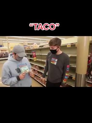 A post by @val.notfound on TikTok caption: i saw this clip today so i went to go watch the vid and when it got to the part i couldn’t stop watching it for a while💀 #mrbeast  #karl #taco