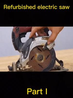 A post by @victoriajulian43 on TikTok caption: Refurbishment and repair of electric saws.The video is a bit long and divided into three parts.This is the first part.#Renovate #Repairing #Saw