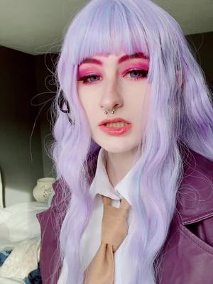 A post by @hiyokodaddy on TikTok caption: HI THE LIGHTING IN THIS JUST HITS #danganronpa #kyokokirigiri #thh