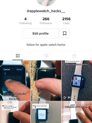 A post by @applewatch_hacks__ on TikTok caption: THANK YOU GUYS SO MUCH FOR 1000 FOLLOWERS. I LOVE YOU ALL SO MUCH💕💕#viral #fyp #blowup #applewatchhacks #foryoupage