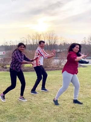 A post by @karthic_maruthi_das on TikTok caption: Yemmadi Aathadi💃🕺💃 @bettinageorge22 @niranjana.amja #canadianmallus #toronto #tiktok #tamilsong #kuthudance #SeaShanty #FamilyLife #friends