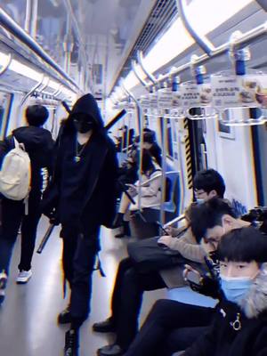 A post by @zora556 on TikTok caption: Subway meets ninja😎😎#foryou #fyp