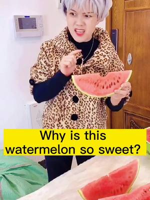 A post by @heneybe on TikTok caption: I eat my mom's watermelon🤣🤣🤣