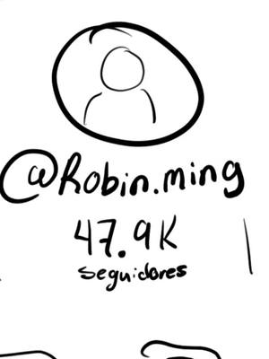 A post by @robin.ming on TikTok caption: Algunos de ustedes ya sabrán que @mei.2d acostumbra a llamarme creadora-chan, de allí el nombre. [Leer lo que está al final del video] #iafanime