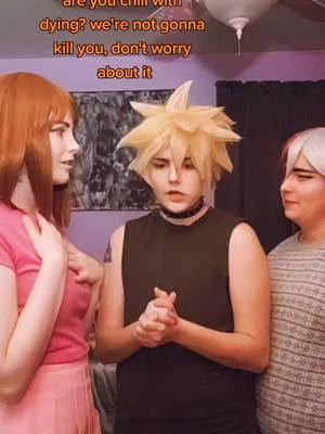 A post by @the.literal.void on TikTok caption: i keep forgetting i bave drafts #bnhacosplay #bakugocosplay #ururakacosplay #todorokicosplay @simon_sean_96 @ultimatecosplayer