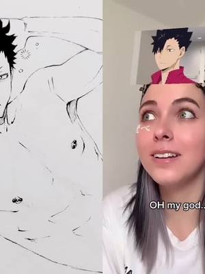 A post by @amirtwo on TikTok caption: #duet with @animeefairy  I was tagged at least 20 times so I had to 🥺💖 #Haikyuu #hq #anime #weeb #bokuto #tanaka #sugawara #sakusa #ushijima #kuroo