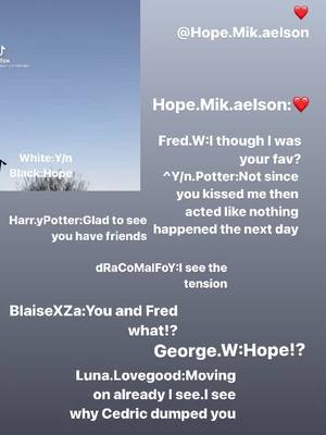 A post by @hpsstories_ on TikTok caption: #fred#george#weasley#hermionegranger#harrypotter#dracomalfoy #goldentrio