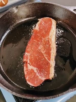 A post by @persuebestlife on TikTok caption: How rare do u like your 🥩 steak😋😋😋#cooking #food #staek🥩 #foryou #fyp