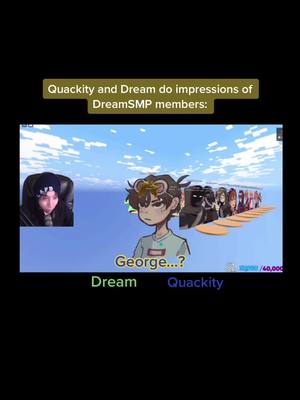 A post by @blipr on TikTok caption: The Callahan impression was spot on. #quackity #dreamwastaken #dreamsmp #mcyt #dreamsmp