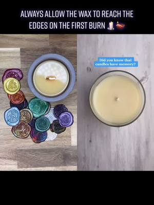 A post by @umbraapothecary on TikTok caption: #duet with @halarosis some candle burning tips! #candlebusiness #candleburning #candletok #waxseal #waxsealstamp