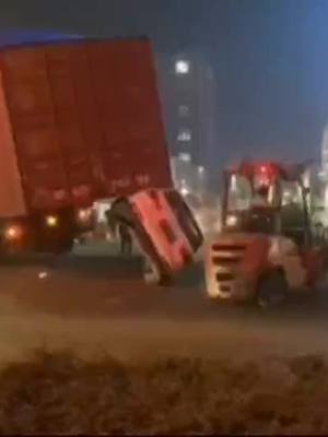 A post by @jqi11 on TikTok caption: How does it happen 😂#truck #accidents