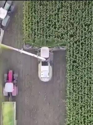 A post by @jqi11 on TikTok caption: #nice #modern #agriculture by truck and machines