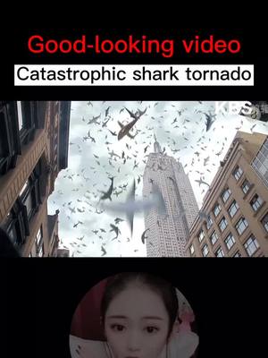 A post by @movie0521 on TikTok caption: Catastrophic shark tornado #tiktok #foryou #foryoupage #film