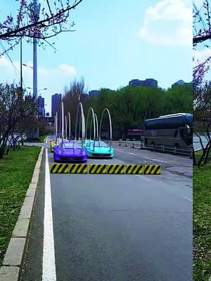 A post by @specialeffects32 on TikTok caption: Intelligent vehicle obstacle avoidance #smart parking#fouyou #tiktok