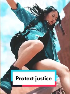 A post by @wow30303 on TikTok caption: Protect justice#kungfu #kungfugirl #GEICOLipSync #positions #fyp