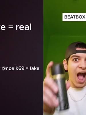 A post by @terror_3.0 on TikTok caption: #duet with @nes_board follow @noalk69 ( it’s not mitchell). #realorfake #realorfakechallenge #fakechallenge #real #fyp #follow