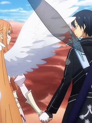 A post by @cod018 on TikTok caption: 💖#143 #lover #edit #sao #swordartonline #asuna #kiritokun #kirito