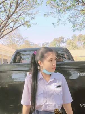 A post by @lanhbongtra on TikTok caption: Sorry dad 🙏🥺😂#ក្មេងទី9 #អនុវិទ្យាល័យត្រពាំងច្រេស