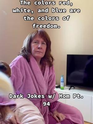 A post by @jokeswithmom on TikTok caption: Dark jokes pt.94. #fyp #fypシ #mom #momanddaughter #darkjokes #darkhumourandjokes #darkhumor #DoritosFlatLife #PepsiHalftimeChallenge