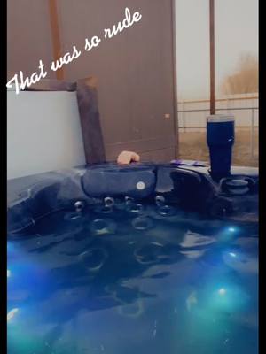 A post by @amandakay0523 on TikTok caption: Guess she had to pee.  #friendsforlife #hottublife