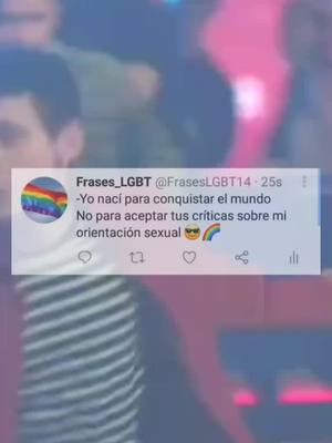 A post by @_frases_lgbt_ on TikTok caption: 😎😎 #lgbt🏳️‍🌈 #gay #bisexual #parati #fyp