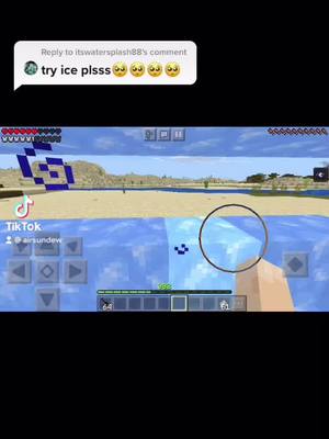 A post by @airsundew on TikTok caption: #Minecraft #scp #mincraftmods #ice 🥶🥶