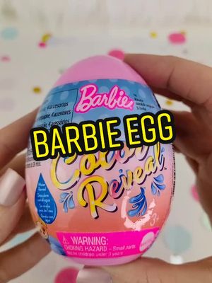 A post by @kendrassparklylife on TikTok caption: Barbie Color Reveal Easter Egg #barbiecolorreveal #colorrevealbarbie #barbie #easteregg #mysterytoys