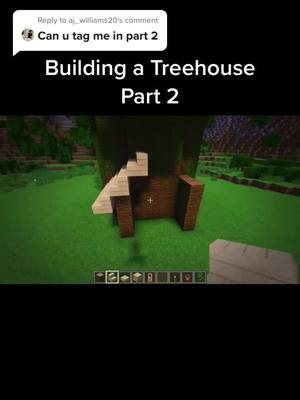 A post by @kennycraftmc on TikTok caption: Reply to @aj_williams20 Part 3 coming soon... #Minecraft #minecraftbuilding #treehouse #house #fypシ