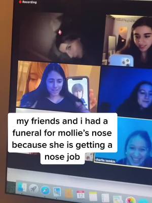 A post by @alexacturner on TikTok caption: congrats @pruityfebbles !! i was told to film this. #greenscreenvideo #nosejobcheck #nosejob