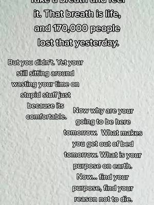 A post by @its_thecase on TikTok caption: Read it. #yourlucky#purpose#reasontobe#reason#fyp#foryoupage#foruppage#earth#fypシ