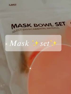 A post by @c.occonut_blisss on TikTok caption: it’s on Amazon mask bowl set! Tysm for 72 k lov u so much 🧸🤍#tiktokputmeonfyp #aestheticroutine #fyp #foryoupage #viralllllll