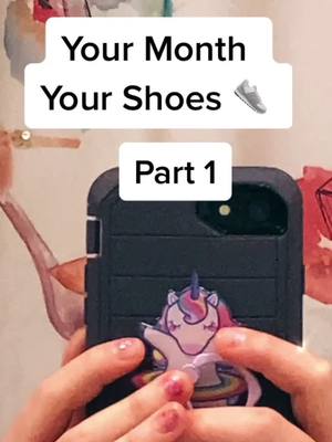 A post by @aesthetic_daily_facts_ on TikTok caption: Your Month Your Shoes 👟 Part 1/2