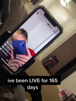 A post by @aarons.sunglasses on TikTok caption: i’ve been live for 165 days #24hourlivestream #foryoupage