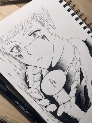 A post by @aashdrawss on TikTok caption: he is beautiful man #anime #art #artcomp #kirisakiartcomp1 #nuggtcomp #mangaart #shinah #yonaofthedawn #fyp #fypシ #xzybca #🙂 #🙃