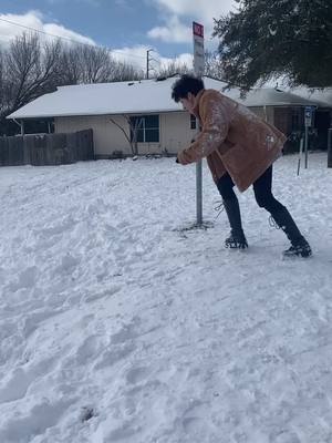 A post by @littleprincecosplay on TikTok caption: snow day in austin, Tx. i regret this || @mimukos || #foryou #fy #snow #austintx