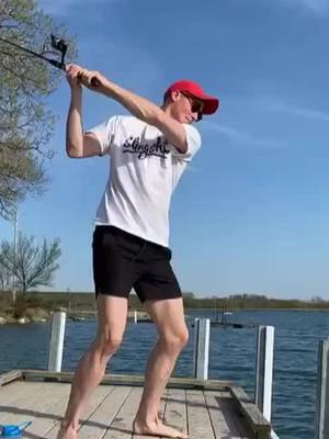 A post by @kylegoers on TikTok caption: When you can’t catch a fish all day #fishing#fyp#kansas#pissed