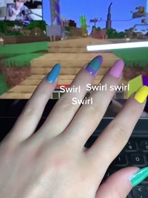 A post by @dabidraws on TikTok caption: Karl Jacobs nail art #dreamsmp #karljacobs  #dream #sapnap #tommyinnit #georgenotfound #fypシ #fyp #Minecraft #mcyt