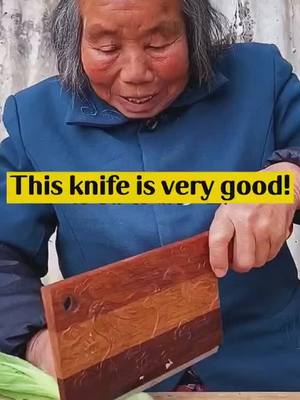 A post by @craftsman168 on TikTok caption: Grandma has never seen a computer or played with a smart phone, but I think he is very happy in his life#woodcarving #sculptor #craftsman #fypシ