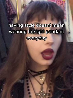 A post by @disposableteen on TikTok caption: at least pair it well with another necklace or a cool outfit