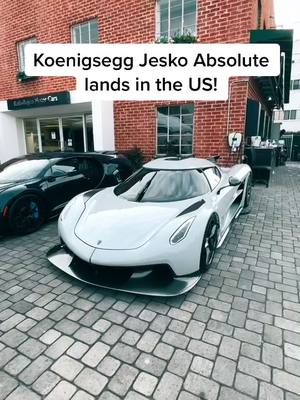 A post by @lacarspotter on TikTok caption: #koenigsegg #jesko #absolut #jeskoabsolut #hypercar #beverlyhills #bugatti #cars