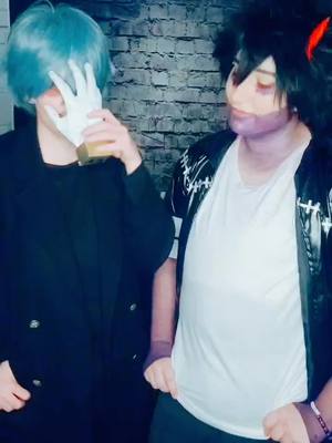 A post by @allthingsnerdy101 on TikTok caption: And get with me... @blackashfall @darkvega #myheroacademia #shigaraki #dabi #dabihawks #shigidabi #hawks